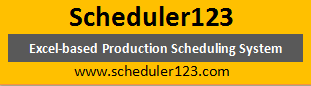 Excel-based Production Scheduling System
